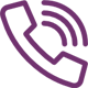 purple call icon