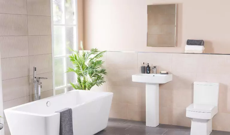 beautiful and clean bathroom