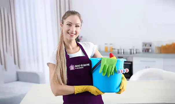 Girl Holding Bucket
