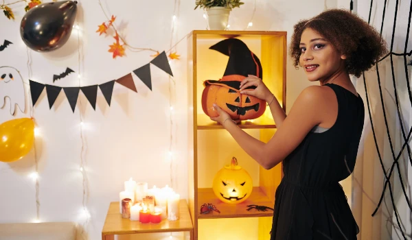 Reuse Halloween Decor as Cleaning Tools