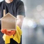 The cleaning service surface cleaning and sanitizing home