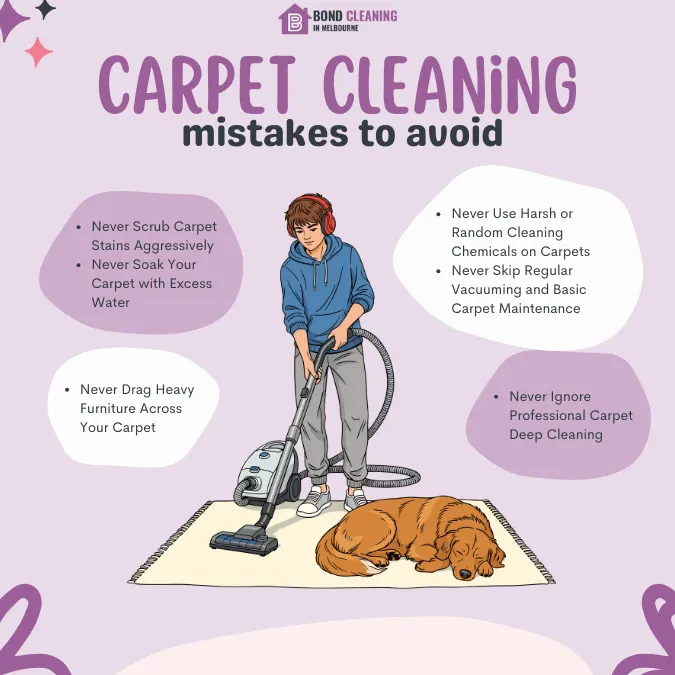 Carpet cleaning mistakes to avoid