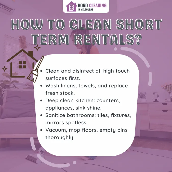 How to Clean Short Term Rentals